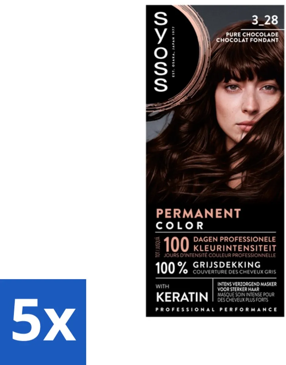 SYOSS Coloration 3-28 Pure Chocolade Haarverf