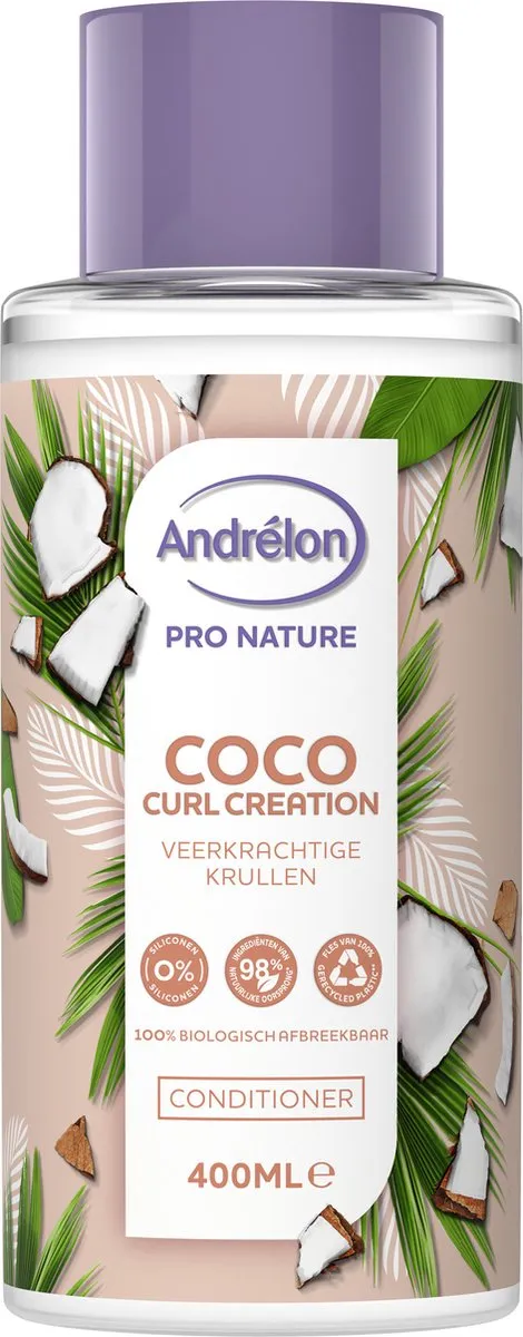Andrélon Pro Nature Coco Curl Haarconditioner 400ml
