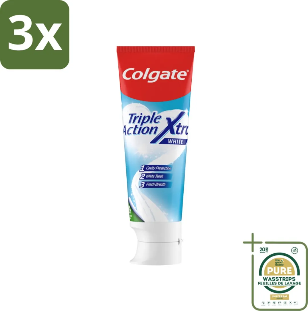 Colgate Triple Action Xtra White Tandpasta 225ml