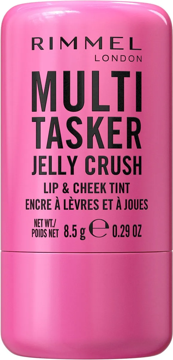 Rimmel London Multi-Tasker Jelly Crush Blush & Lip Stain 200 Pink Sublime - 8,5 g