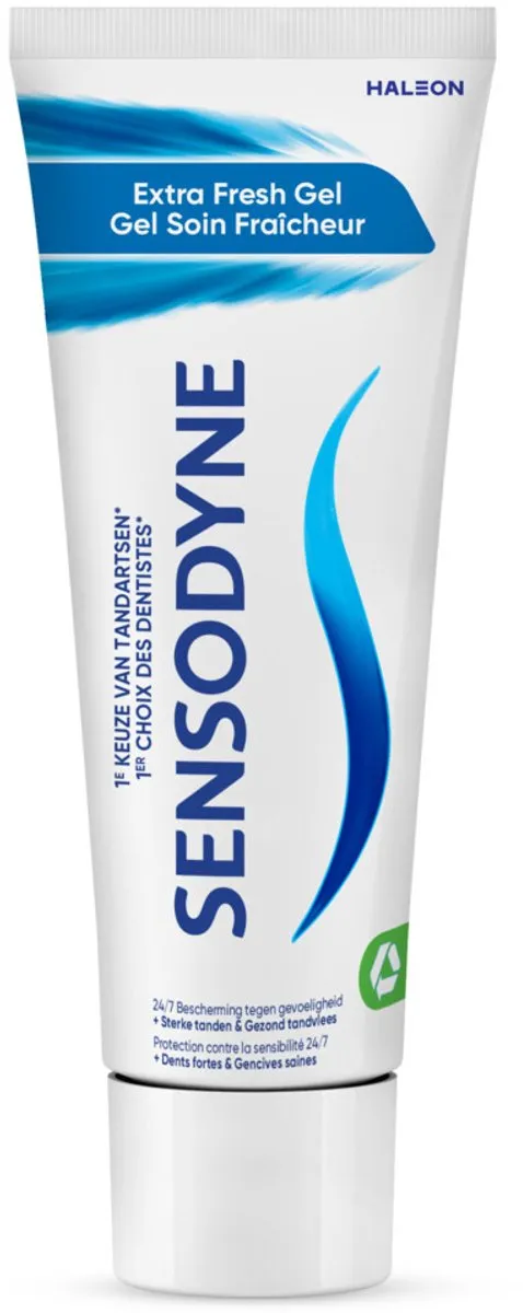 Sensodyne Tandpasta Extra Fresh Gel 75 ml - Voordeelverpakking - 24 stuks - Tandpasta - Frisheid