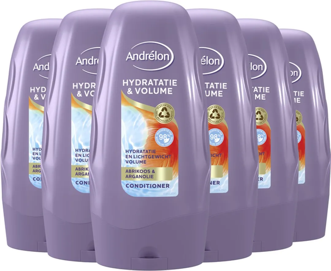 Andrélon Hydratatie & Volume Conditioner 250ml - 6 Stuks