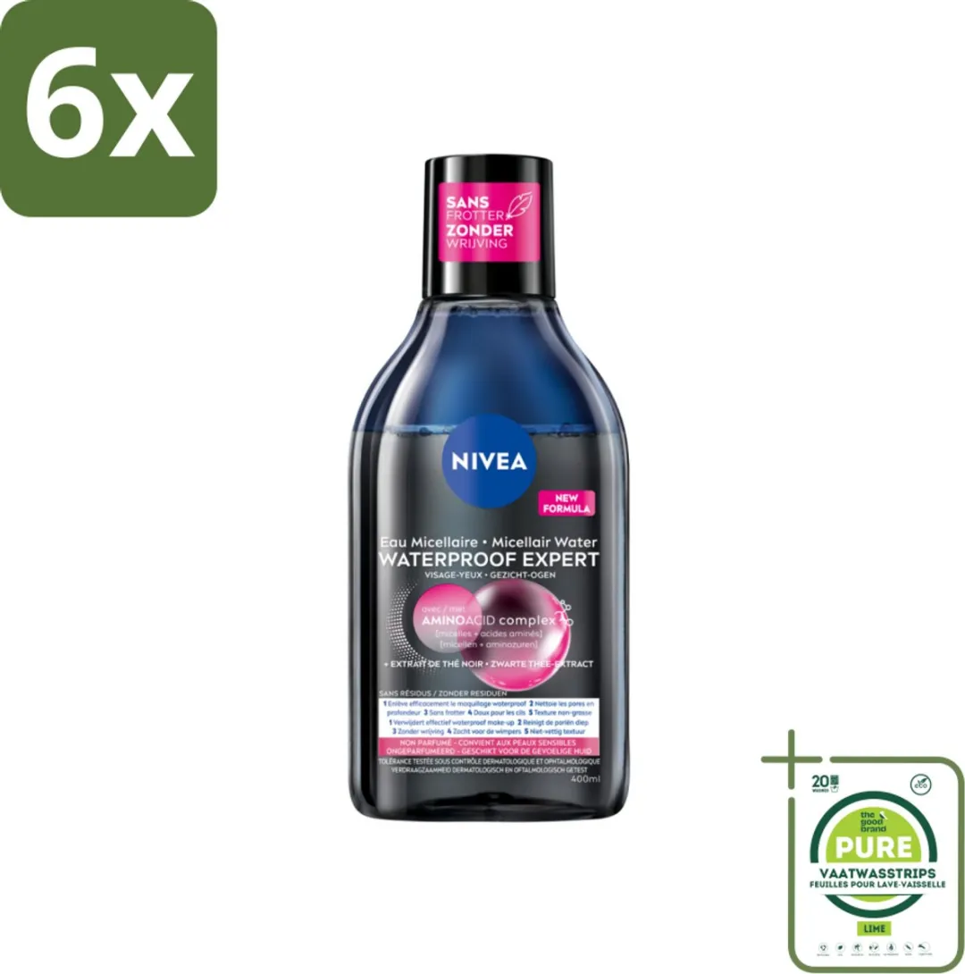 NIVEA Micellair Reinigingswater Waterproof Expert 400ml