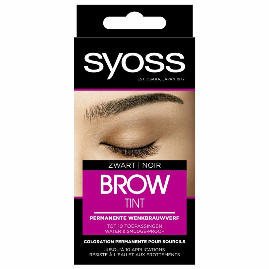 SYOSS Brow Tint Zwart Wenkbrauwverf 115ml