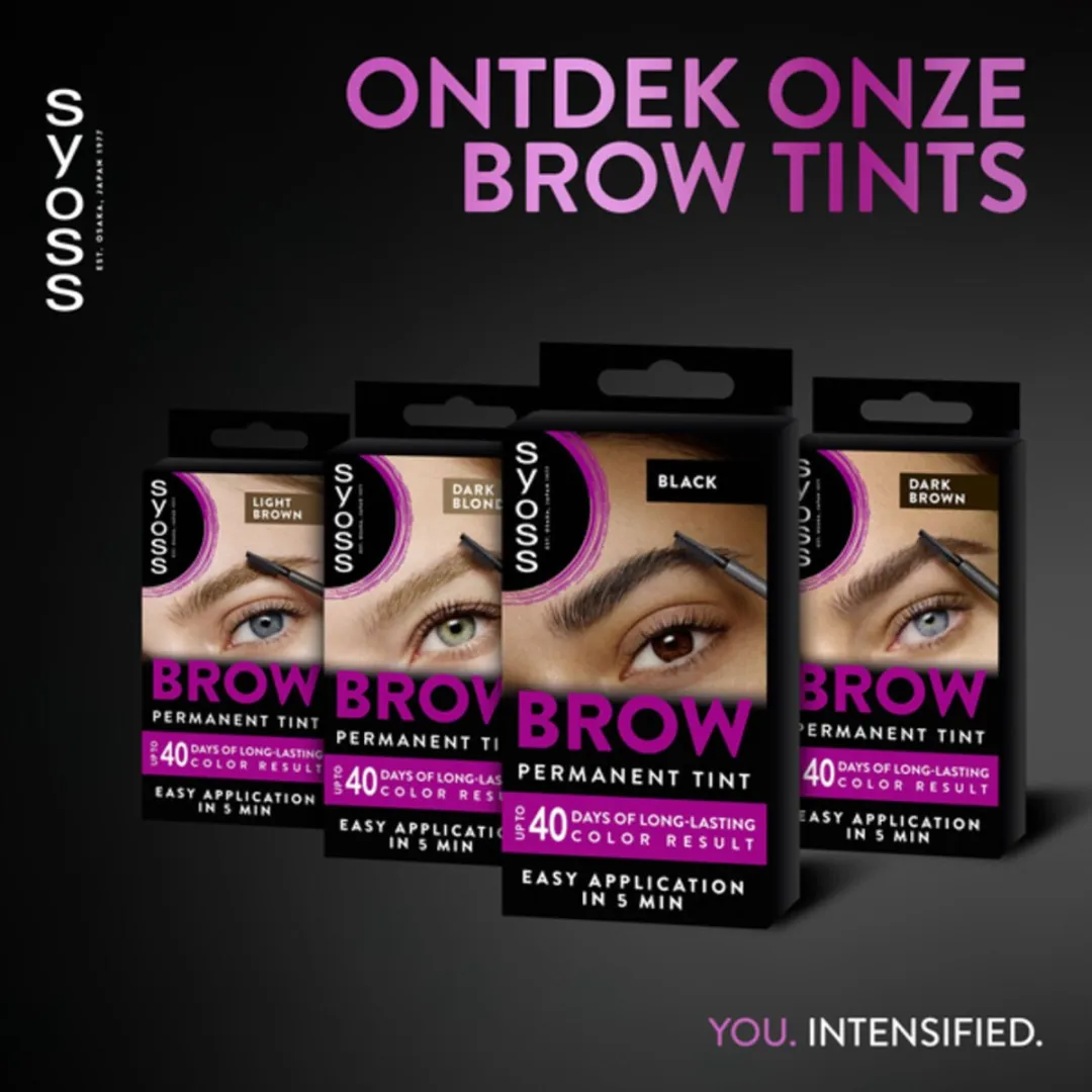 SYOSS Brow Tint Zwart Wenkbrauwverf 115ml