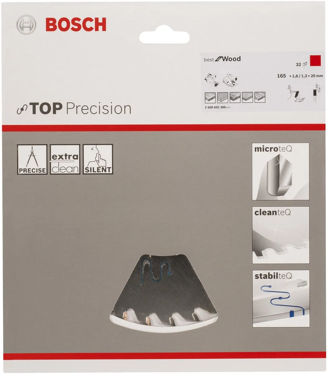 Bosch Professional Cirkelzaagblad Top Wood 165mm - 32 Tanden