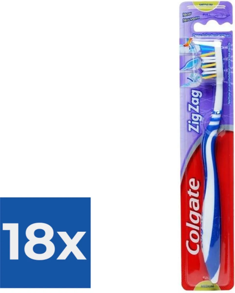 Colgate ZigZag Medium Tandenborstels