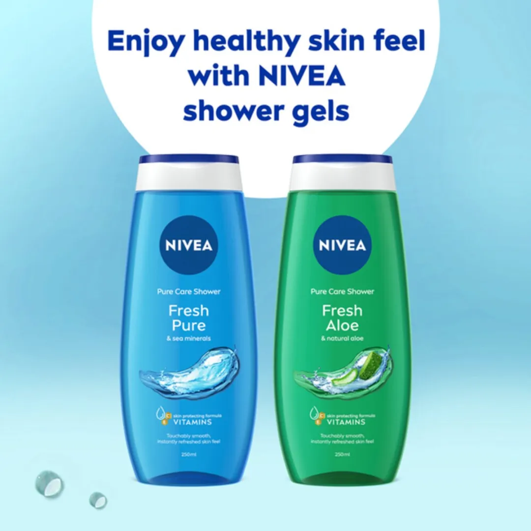 NIVEA Douchegel Fresh Pure 250ml - 20 Stuks
