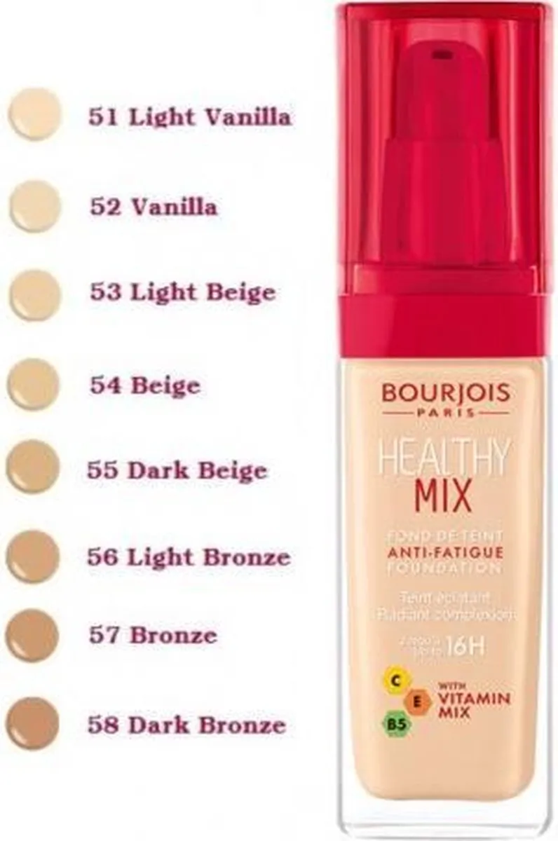 Bourjois Relaunch Mix Foundation N Dark Beige 30ml