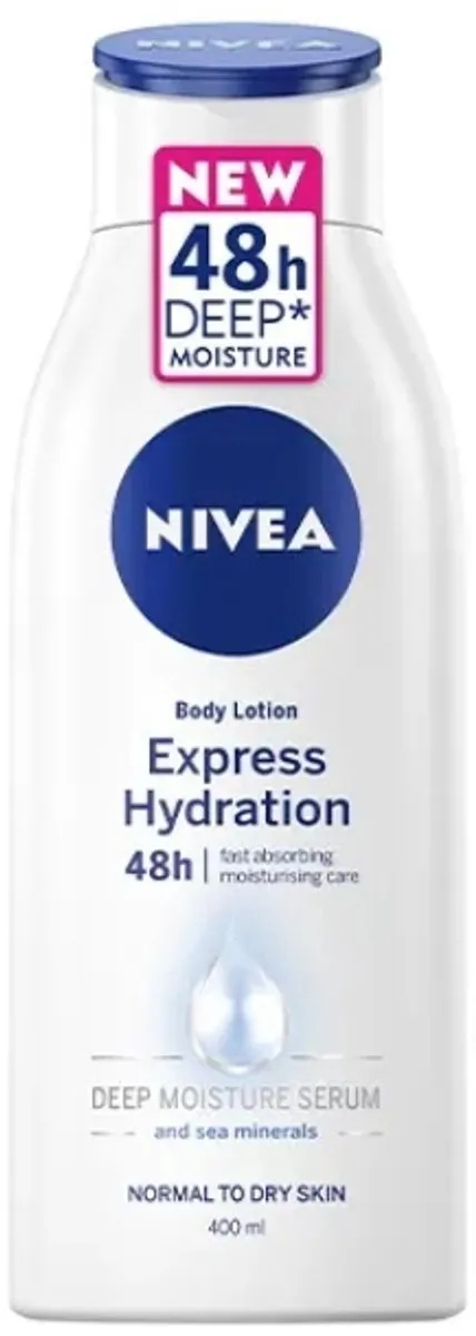 NIVEA Express Hydration 48H Bodylotion 400ml - 12 Stuks