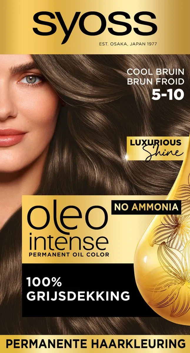 SYOSS Oleo Intense 5-10 Haarverf - Natuurlijk Lichtbruin 115ml