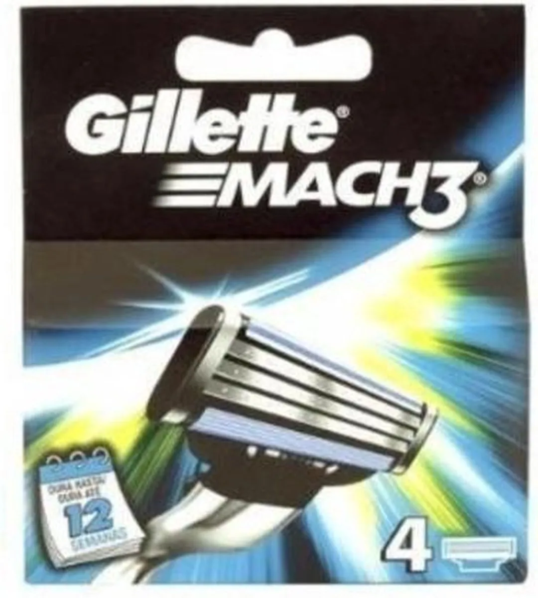 Gillette Mach3 Scheermesjes - 4 Stuks