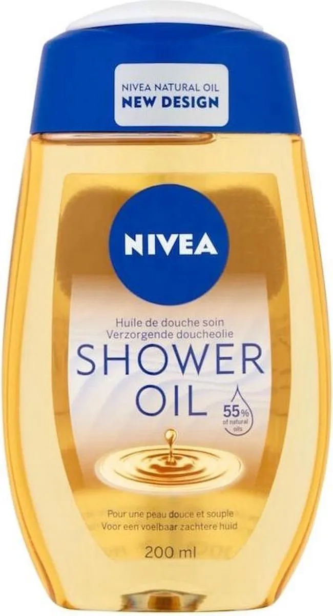 NIVEA Natural Oil Doucholie 200ml - 6 Stuks