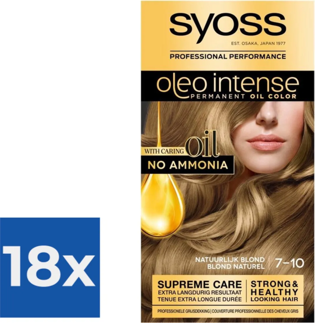 SYOSS Oleo Intense Haarverf 7-10 Natuurlijk Blond