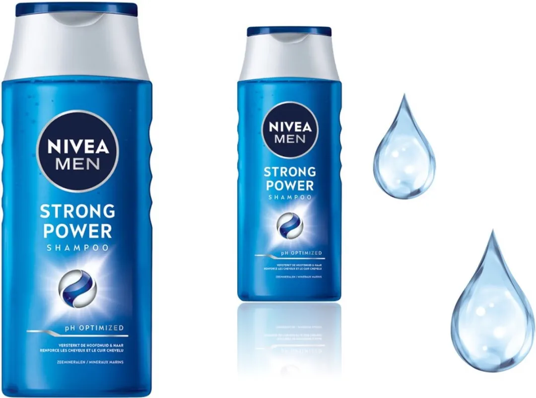 NIVEA MEN Strong Power Shampoo 12x250ml - afbeelding 2 van 4