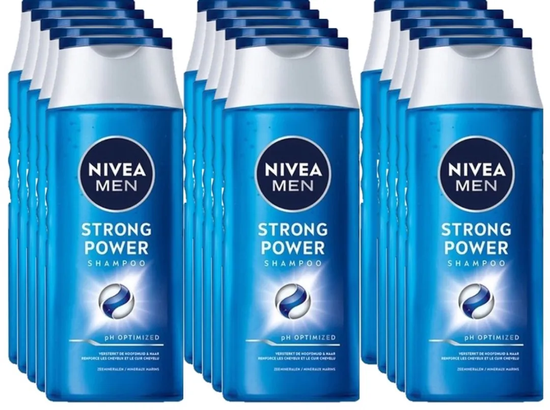 NIVEA MEN Strong Power Shampoo 12x250ml