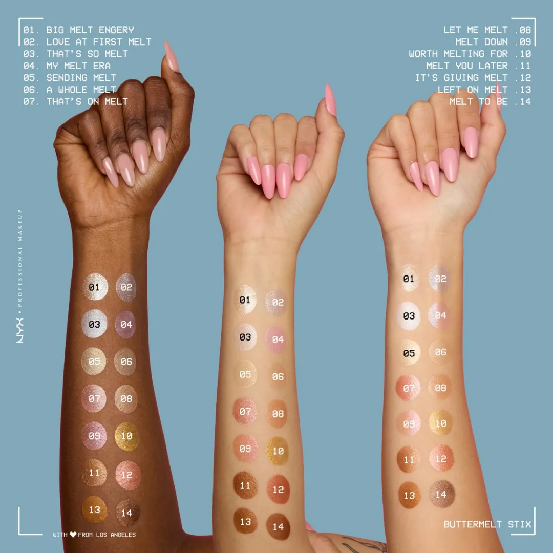 NYX Buttermelt Highlighter Stix MELT TO BE - 5g