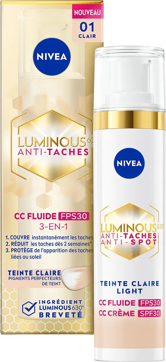 NIVEA Cellular LUMINOUS630 CC Fluid Cream SPF 30