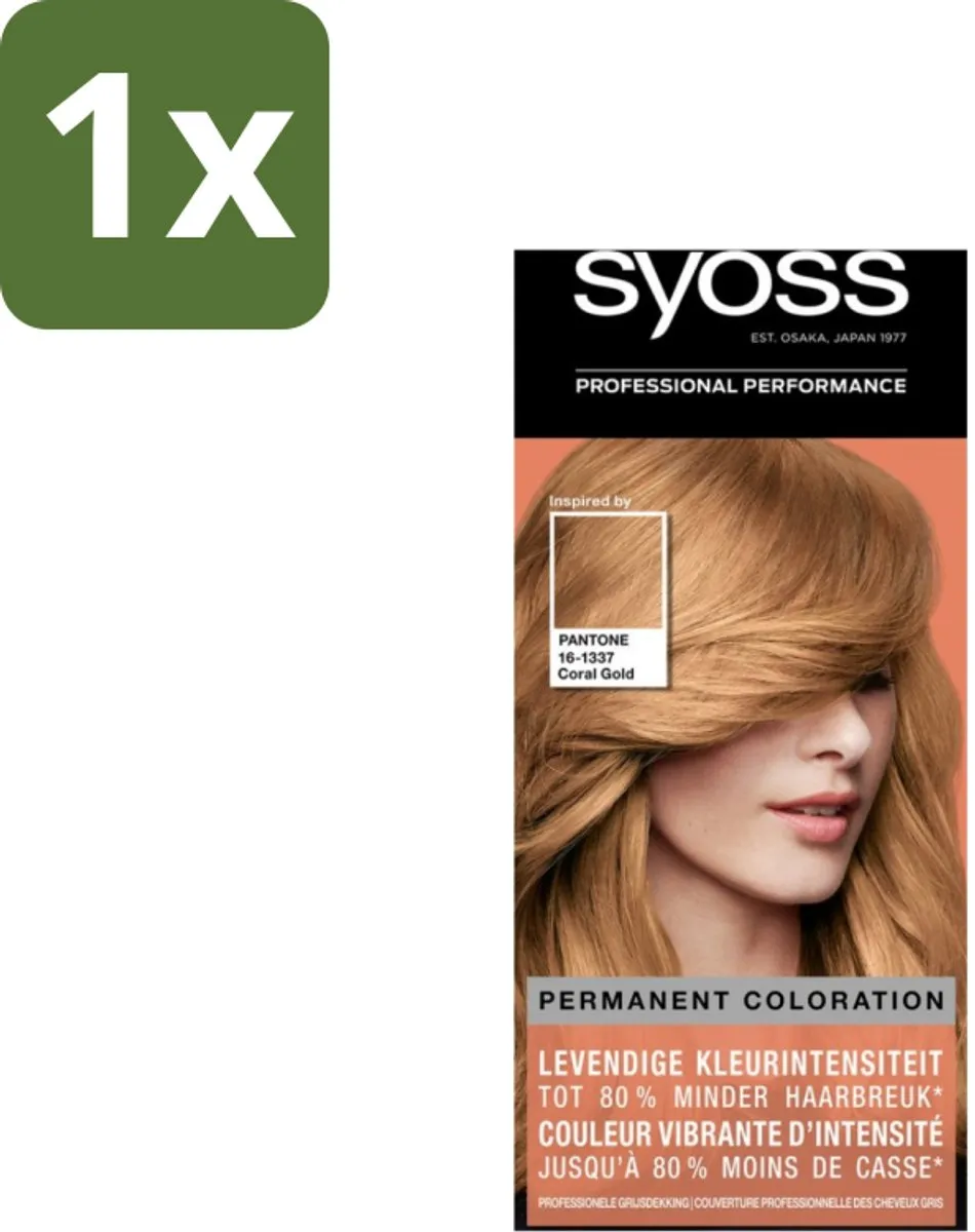 SYOSS Haarverf Colors Pantone 9-67 Coral Gold 120ml