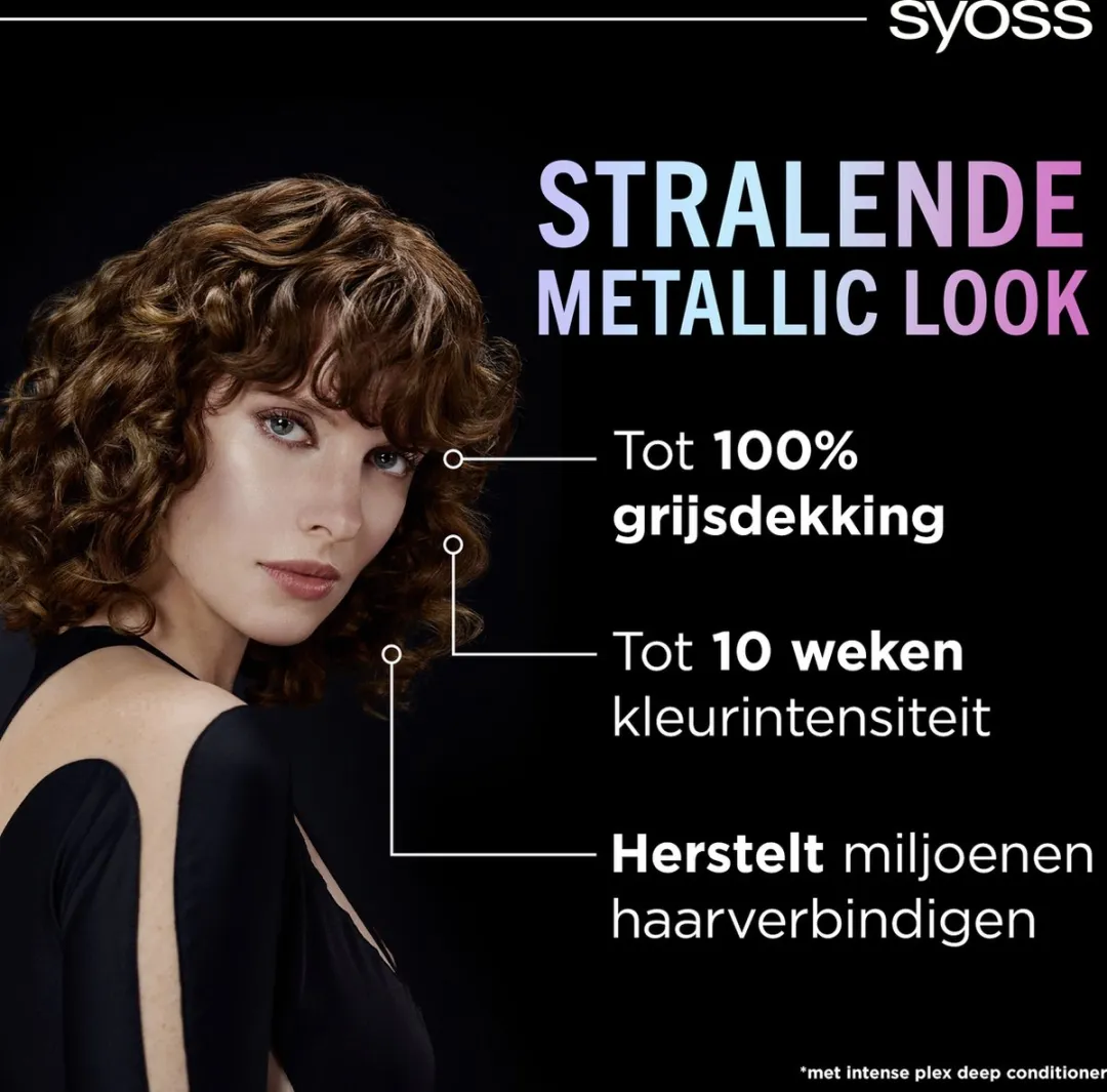 SYOSS Metallics 6-61 Permanent Haarverf Autumn Gold - 3x115ml