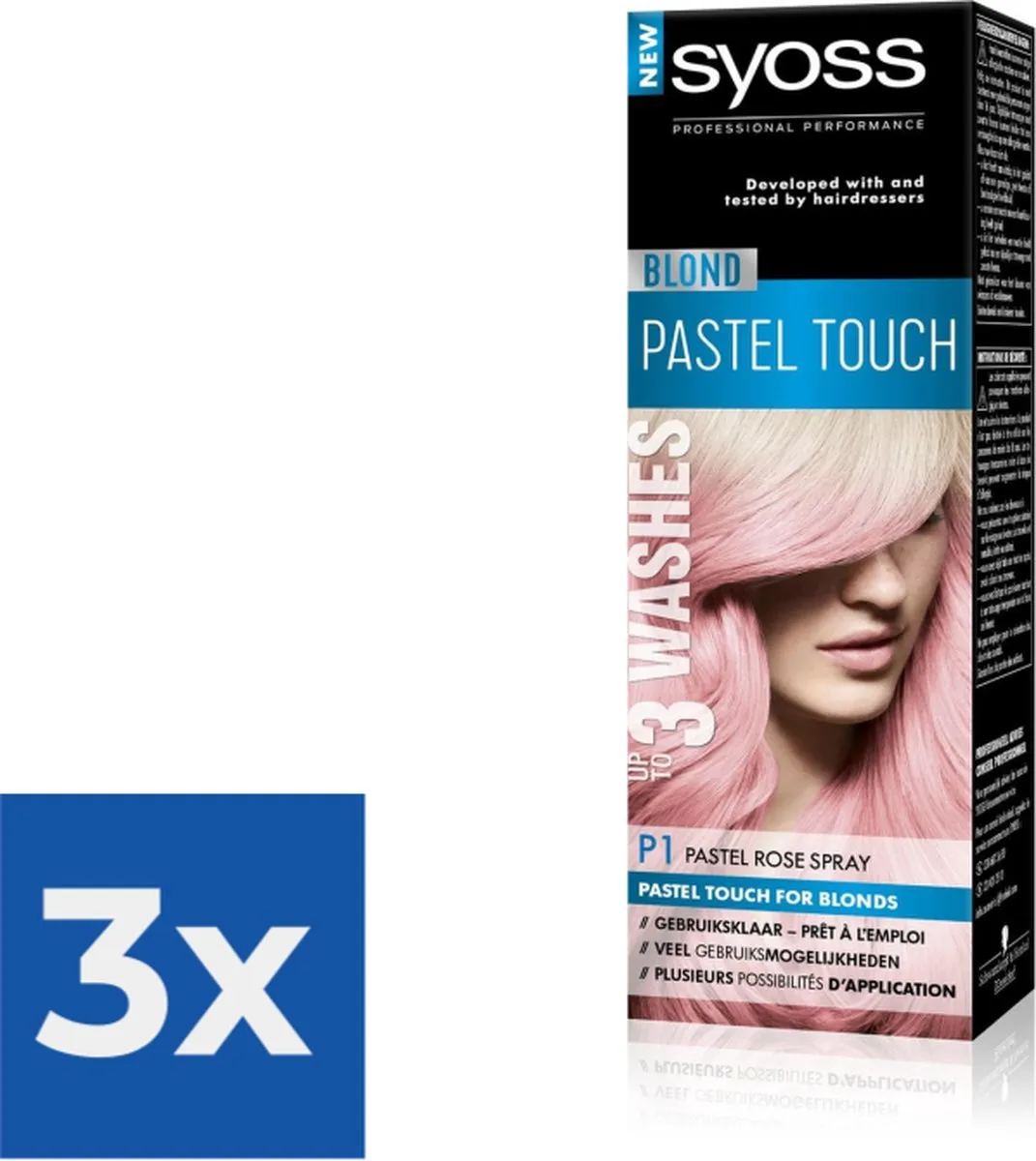 Syoss Color Blond Pastel Touch P1 Roseblond Spray