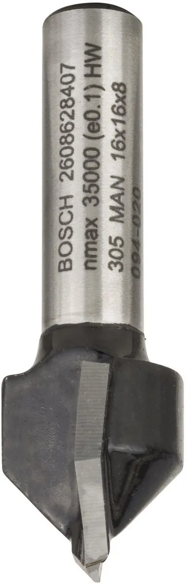 Bosch V-groeffrezen 8mm