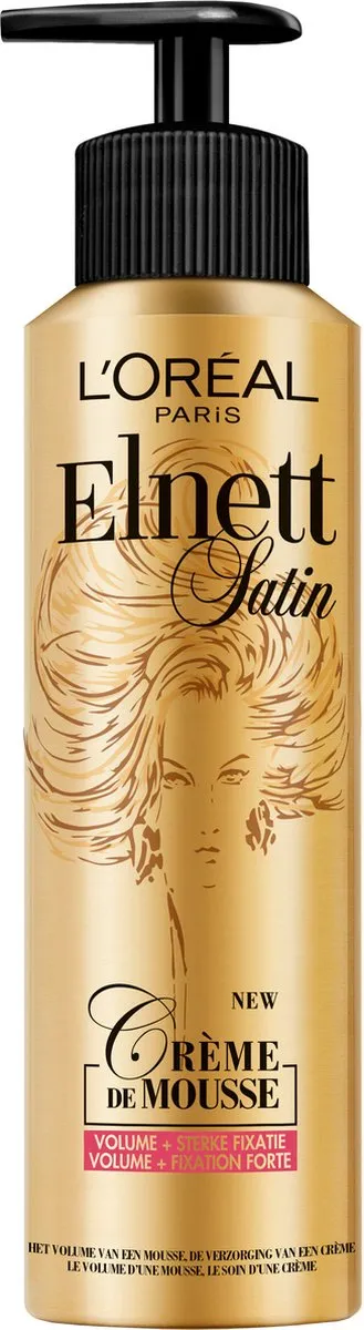 L'Oréal Paris Elnett Crème de Mousse Volume 200ml - 6 Stuks
