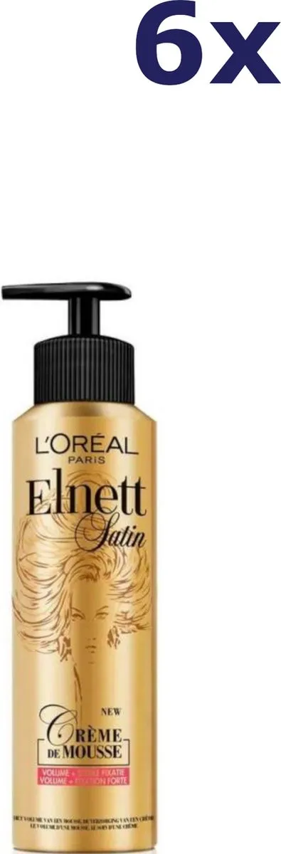 L'Oréal Paris Elnett Crème de Mousse Volume 200ml - 6 Stuks - afbeelding 6 van 6
