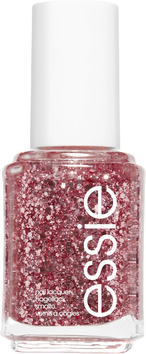 essie 275 A Cut Above Glitter Topcoat 13,5ml - Roze - afbeelding 6 van 6