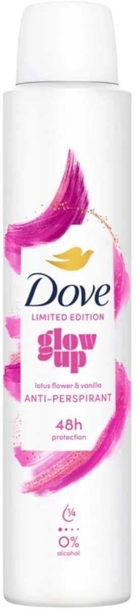Dove Deodorant Spray Glow Up 200ml - 7 Stuks