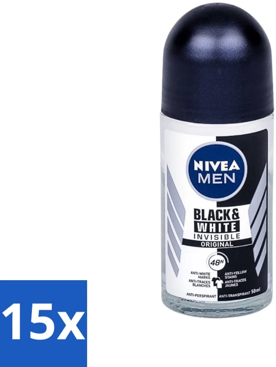 NIVEA Men Invisible for Black & White Power Roll-on 50ml