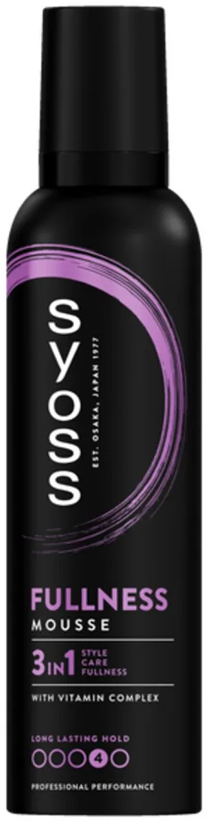 Syoss Fullness Haarmousse 750ml - 3 Stuks
