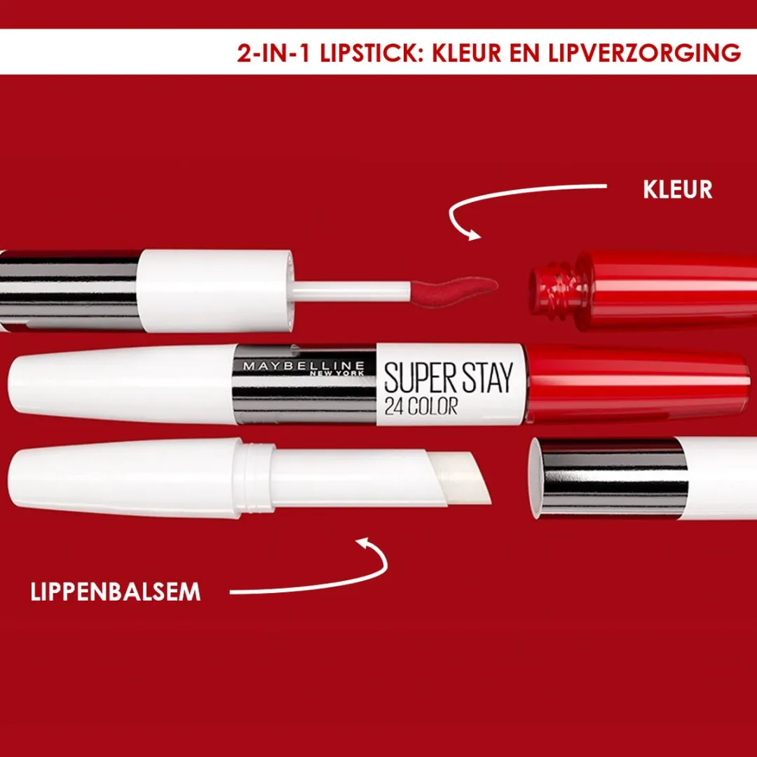 Maybelline SuperStay 24H Lippenstift 615 Soft Taupe - afbeelding 6 van 6