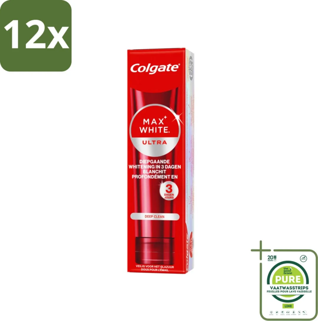 Colgate Max White Ultra Deep Clean Tandpasta 75ml