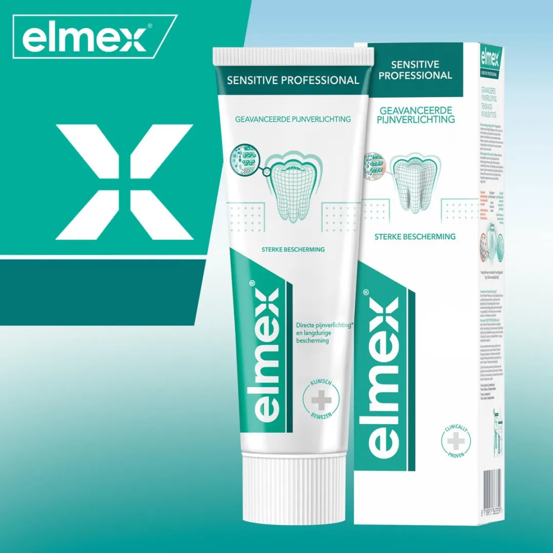 Elmex Sensitive Professional Tandpasta 300ml - 4 Stuks