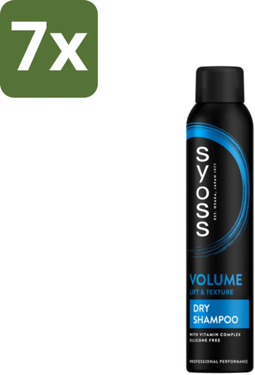 SYOSS Volume Droogshampoo 200ml - 7 Stuks
