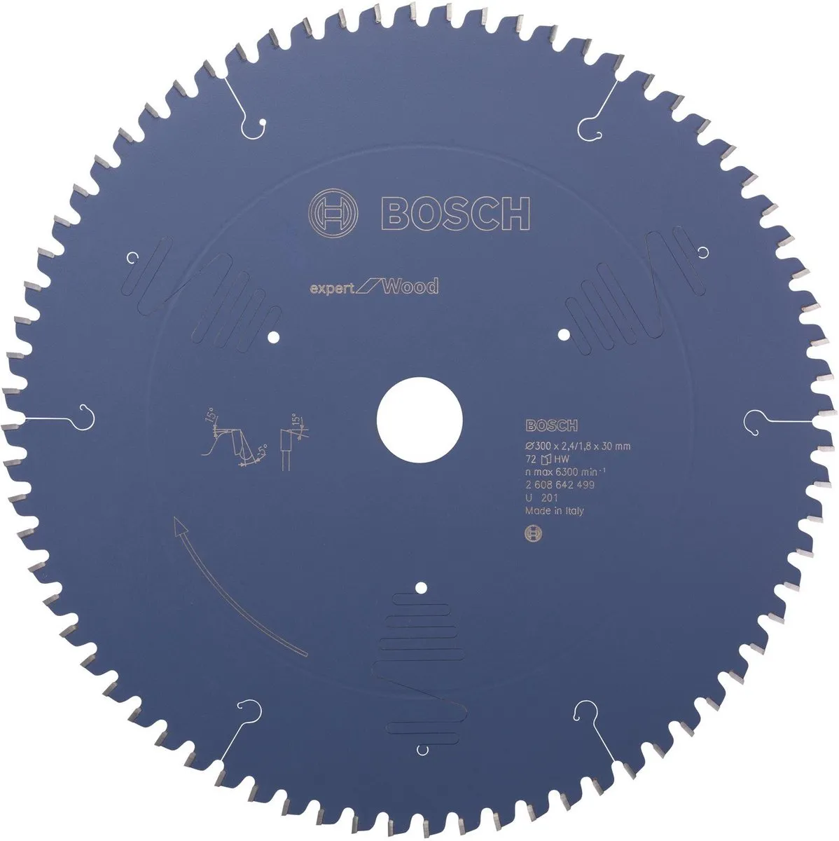 Bosch Professional Expert for Wood Cirkelzaagblad 300mm - 72 Tanden