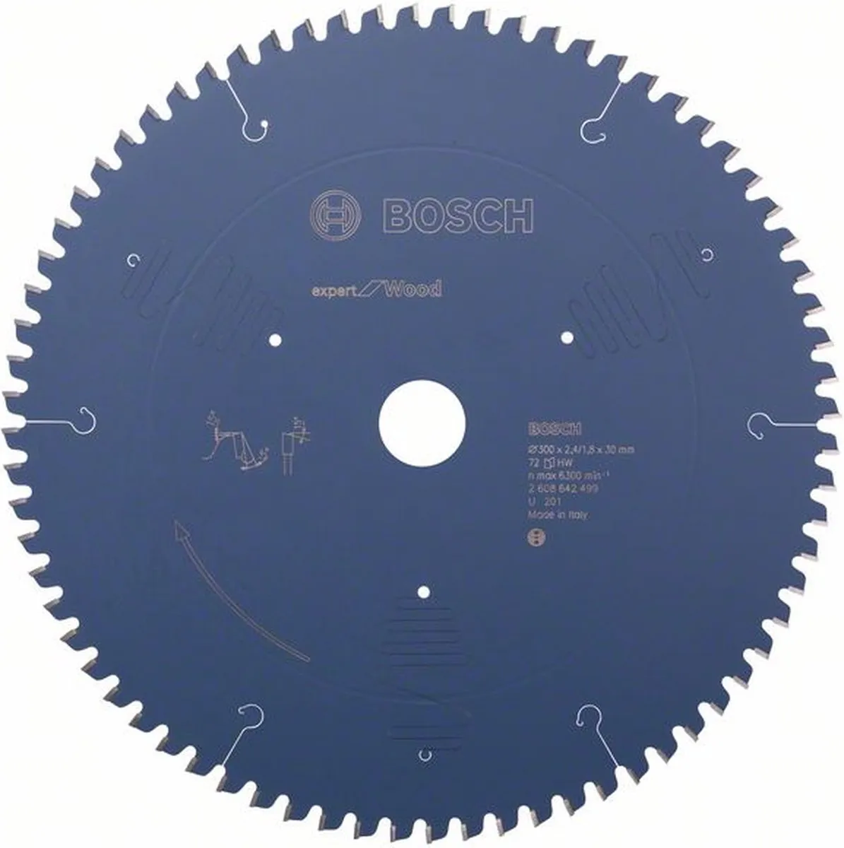 Bosch Professional Expert for Wood Cirkelzaagblad 300mm - 72 Tanden - afbeelding 6 van 6