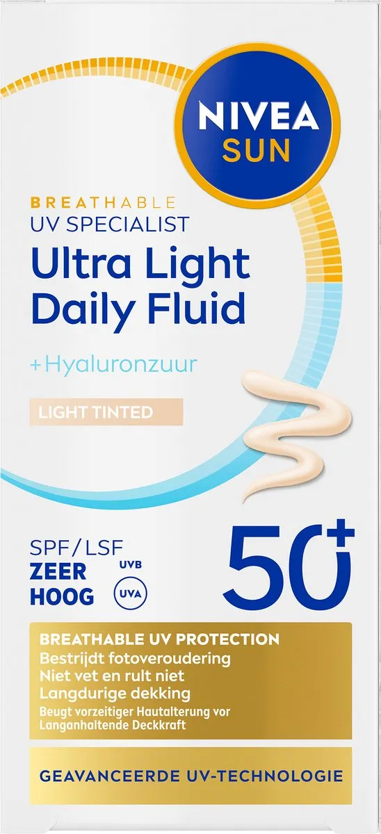 NIVEA SUN UV Face Light Daily Fluid SPF 50+ - 40ml
