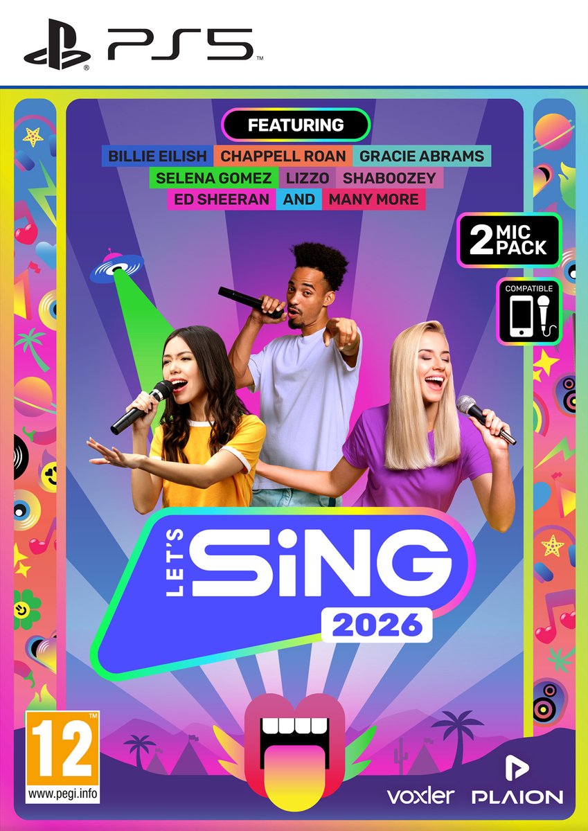 Let's Sing 2026 + 2 Microphones International Edition - PS5