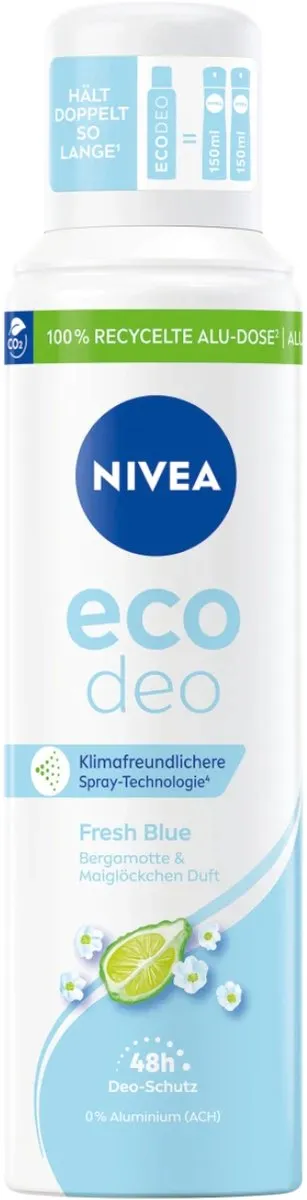 NIVEA Deospray Eco Fresh Blue 125ml