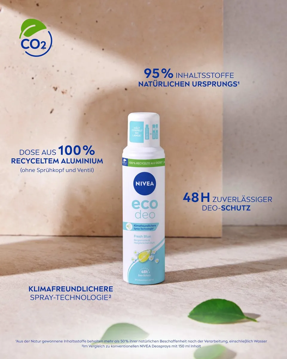 NIVEA Deospray Eco Fresh Blue 125ml