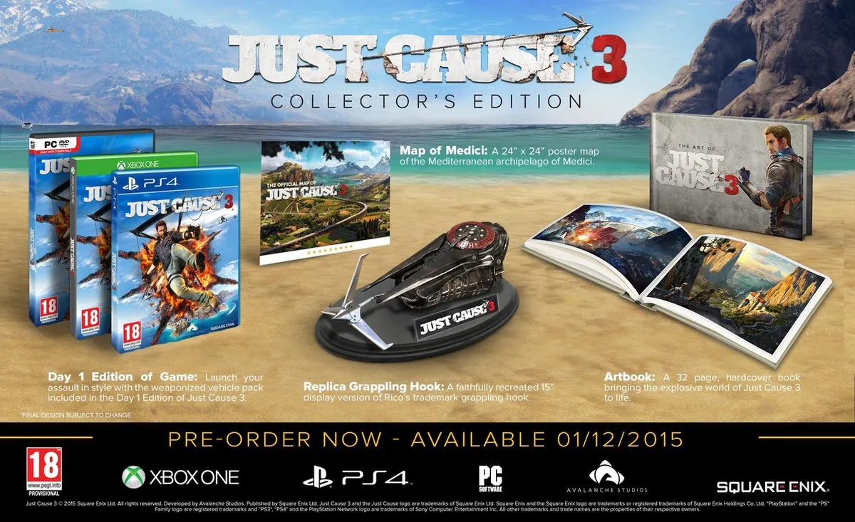 Square Enix Just Cause 3 Collector's Edition PS4