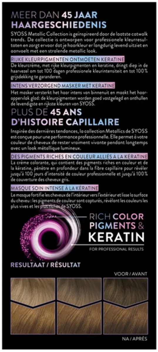 Syoss Permanent Haarkleuring 6-61 Autumn Gold - 115ml
