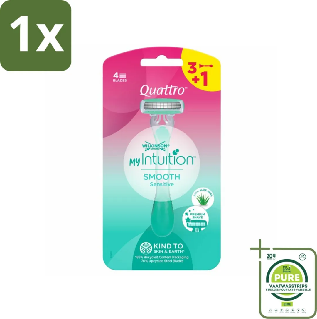 Wilkinson Quattro For Woman Wegwerpscheermesjes 4 Stuks