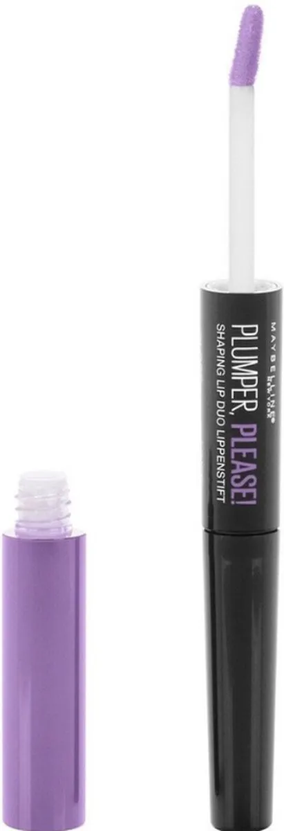Maybelline Plumper Please! Lipstick 245 Runway Ready - 8ml - Paars/Zwart