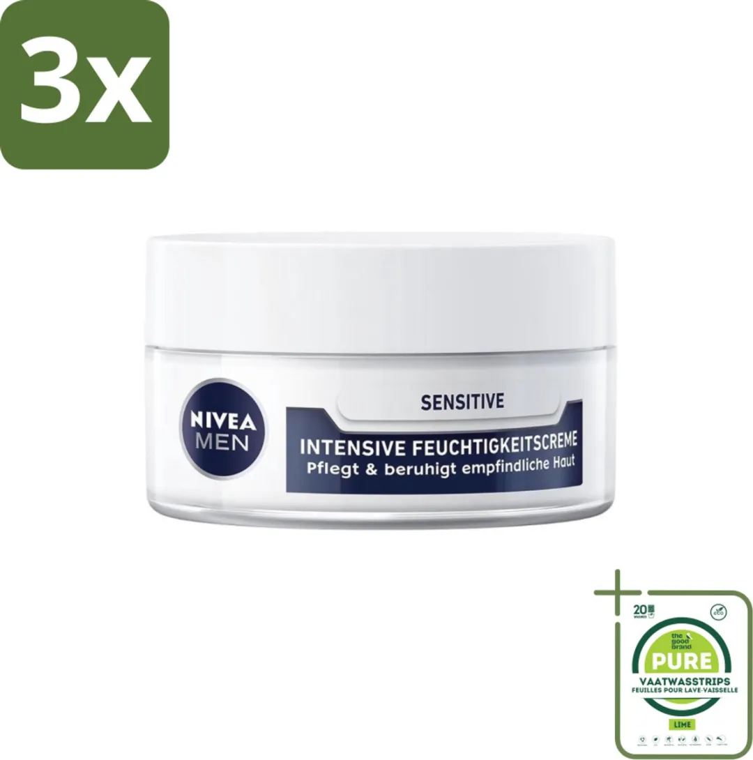 NIVEA Men Sensitive Intensive Gezichtscrème 150ml