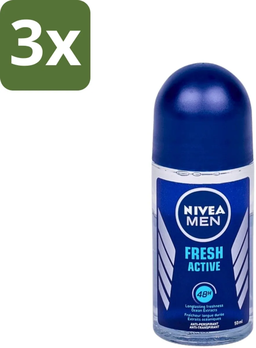NIVEA Fresh Active Roll-On Antiperspirant 50ml