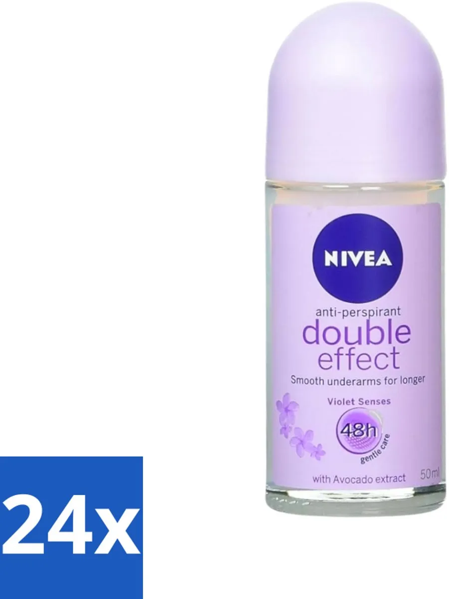 NIVEA Double Effect Deodorant Roller 50ml