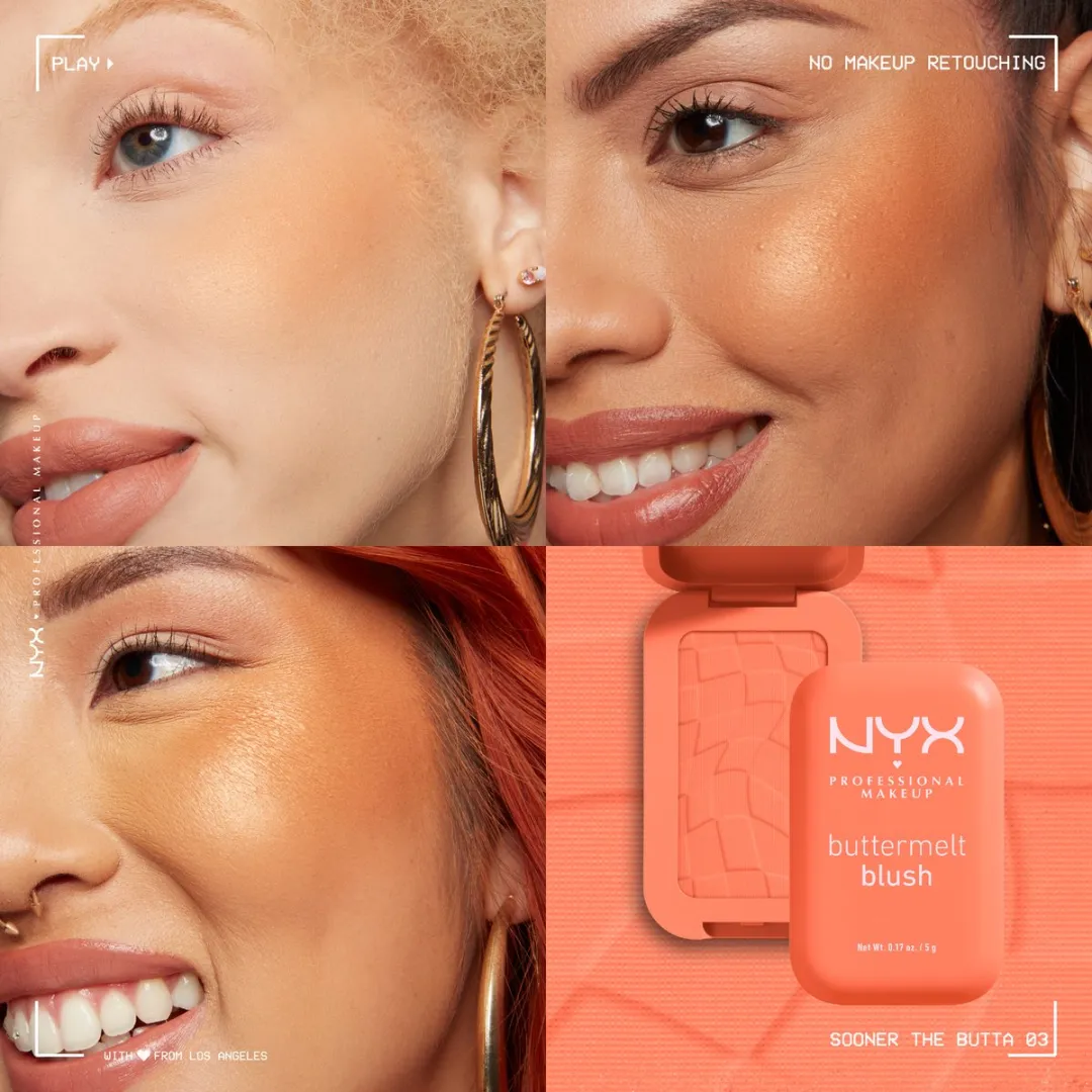 NYX Buttermelt Blush Sooner The Butta - 5g